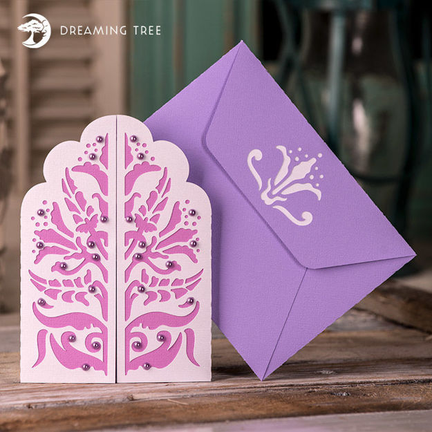 Download Flora Gatefold Card Svg Svg Files For Cricut And Silhouette 3dsvg Com