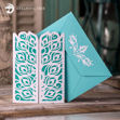 Peacock Gatefold Card SVG