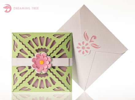 Blossom Greeting Card SVG