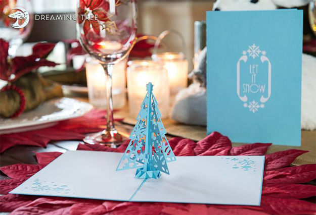 Let It Snow Pop Up Christmas Card