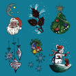 Stingy Jack's Halloween Lantern I - Christmas Panels