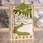 Christmas Paperscape Box Cards SVG Bundle
