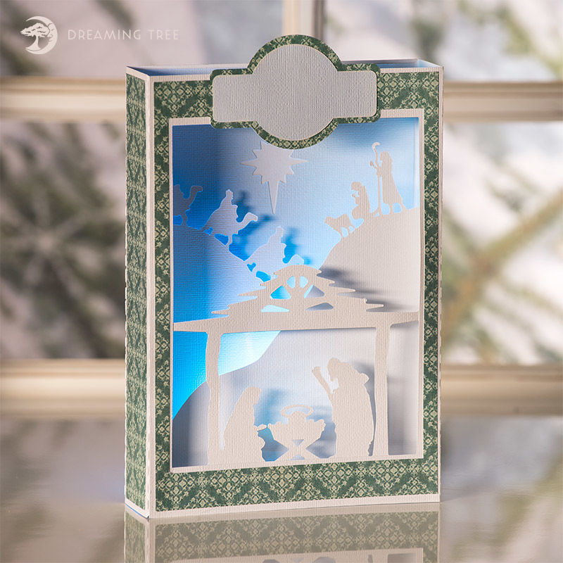 Christmas Paperscape Box Cards SVG Bundle SVG Files For Cricut and