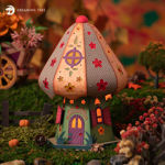 Daisy's Fairy Mushroom House Luminary