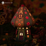 Daisy's Fairy Mushroom House Luminary