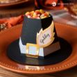 Pilgrim Hat Treat & Place Set (Free SVG)