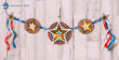 Stars & Stripes Banner SVG