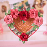Valentine's Day Floral Wall Hanging Heart