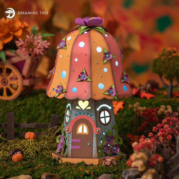 Violet's Mushroom Fairy House