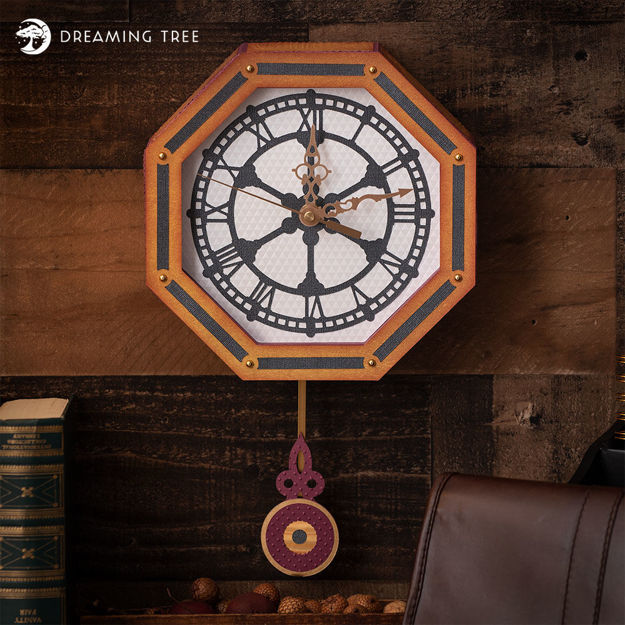 Download Dreaming Tree Pendulum Wall Clock Svg