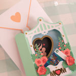Mother's Day Mum Paperscape Card