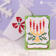 Candelabra Greeting Card SVG