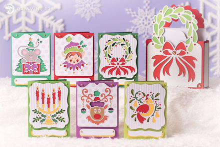 Christmas Cards Cache SVG Bundle