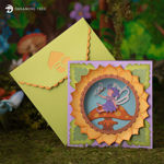 Mushroom Fairy Card SVG
