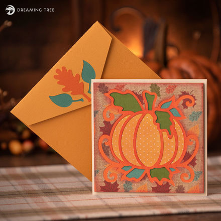 Fall Pumpkin Greeting Card