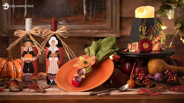 Thanksgiving Host or Hostess Gifts and Table Place Setting
