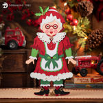 Jolly Jointed Pose-able Christmas Mrs. Claus