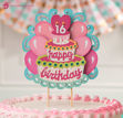 Happy Birthday Cake Topper SVG