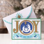 Joy Nativity Card SVG