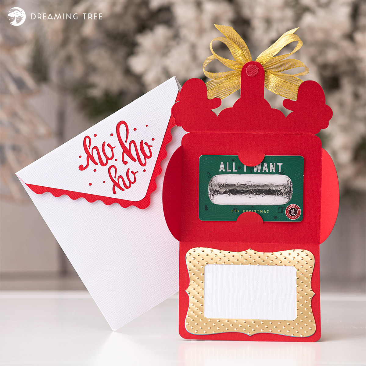 Santa Gift Card Holder SVG - SVG Files For Cricut and Silhouette