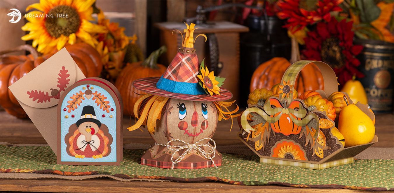 Scarecrow Gift Treat Box - Dreamers Gallery