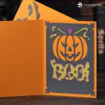 Boo! Halloween Card SVG