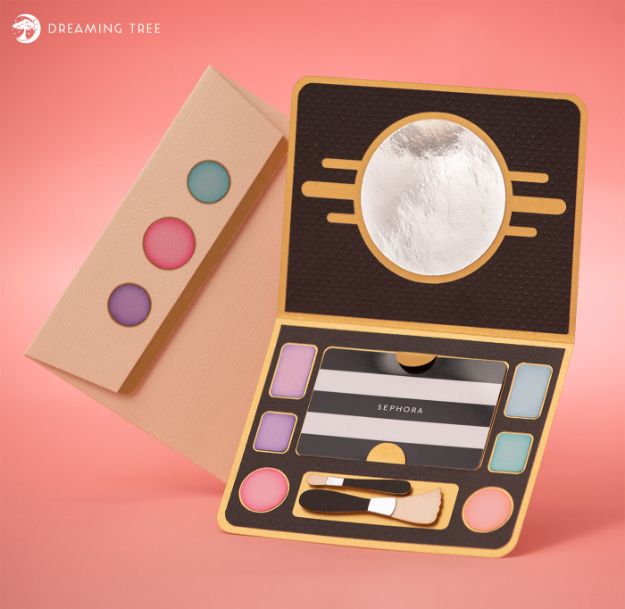 Makeup Gift Card Holder SVG