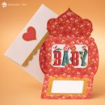 Teddy Gift Card Holder SVG