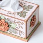 Floral Tissue Box SVG