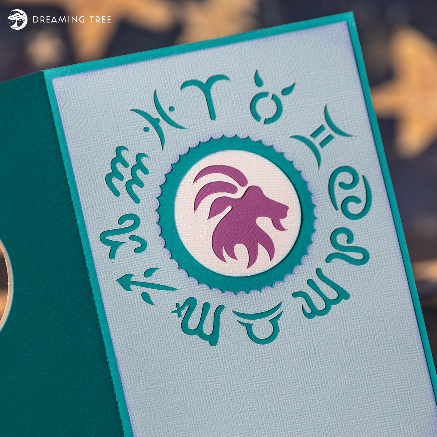 Zodiac Greeting Card SVG Premium SVG File for Cricut, Silhouette CAMEO