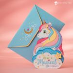 Unicorn Card SVG