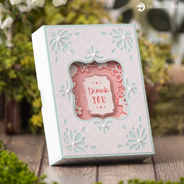 Floral Greeting Box SVG