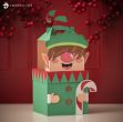 Elf Gnome Gift Box SVG