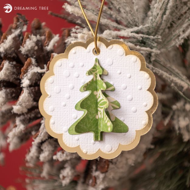 3D Christmas Tree Gift Tag
