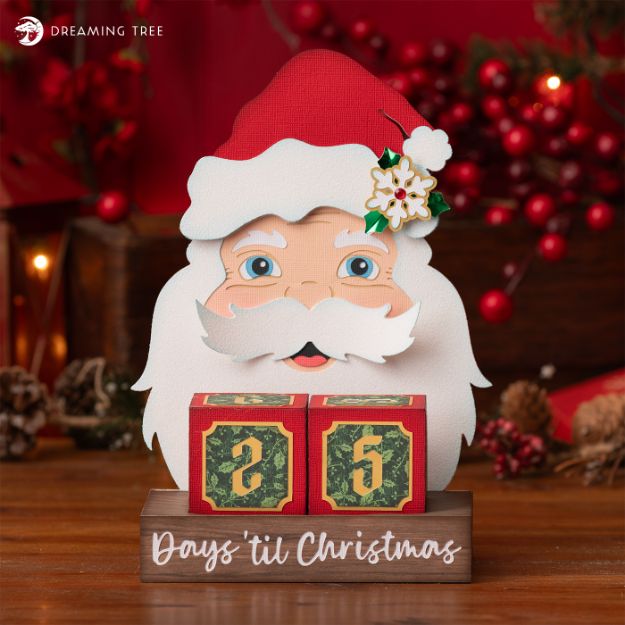 Santa's Merry Countdown SVG