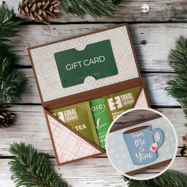 Winter Tea and Gift Card Holder