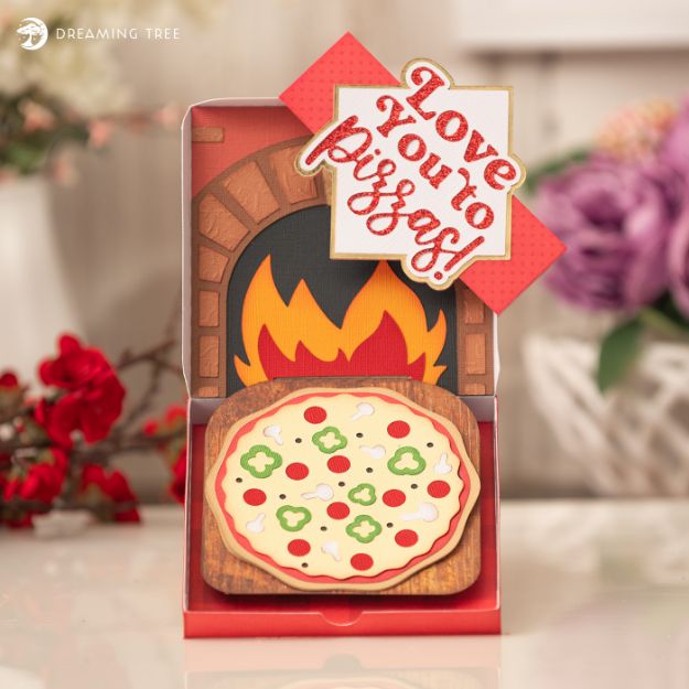 Pizza Gift Card Holder SVG