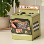 Retro Stove Gift Box SVG