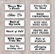Guitar Card Captions (Free Print to Cut )