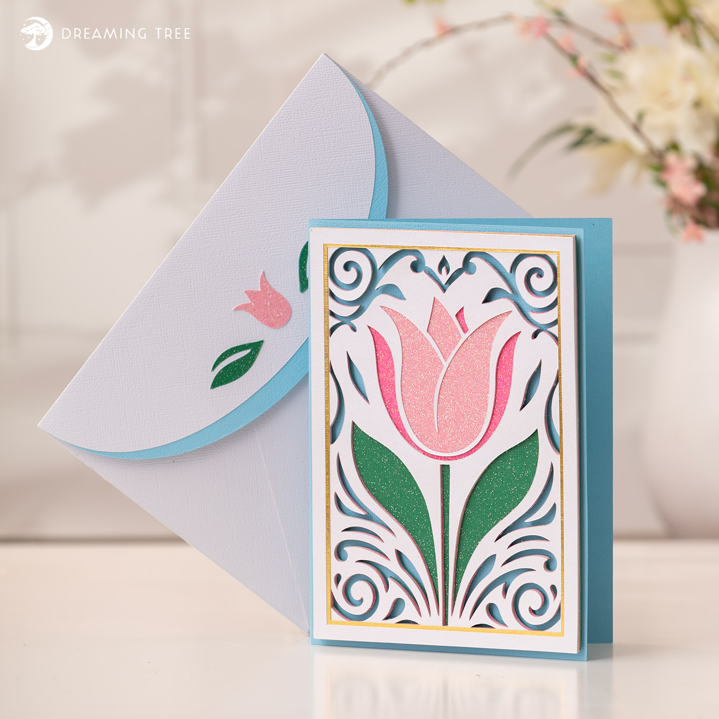 Fancy Flourish Cards Premium 3D SVG file for Cricut, Silhouette CAMEO ...