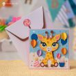 Gentle Giraffe Pop Up Card SVG