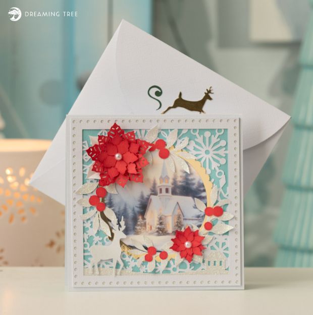 Snowy Serenity Card SVG