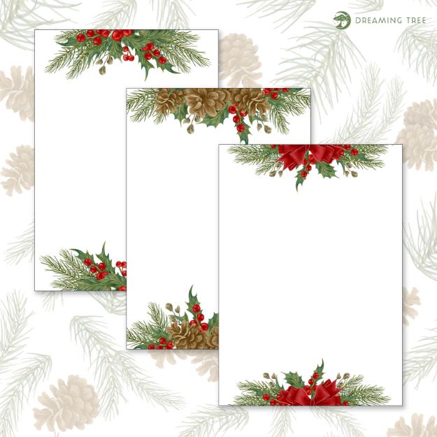 Frosted Fir Card Inserts