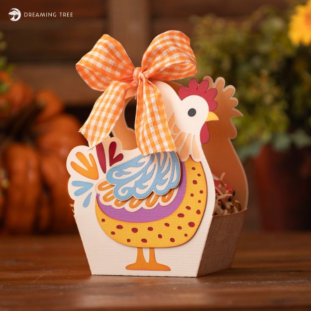 Autumn Cluck Bag SVG