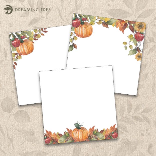 Autumn Card Inserts (Free Print To Cut)