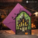 Haunted House Card SVG