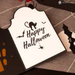 Haunted House Card SVG