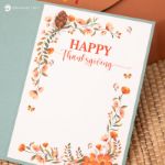 Autumn Fox Card SVG