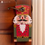 Jolly Nutcracker Door Hanger SVG