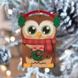 Owl Gift Card Ornament SVG